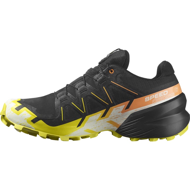 Salomon スキー 黒/黄 Salomon Men's Speedcross 6 GORE-TEX Black/Sulphur Spring